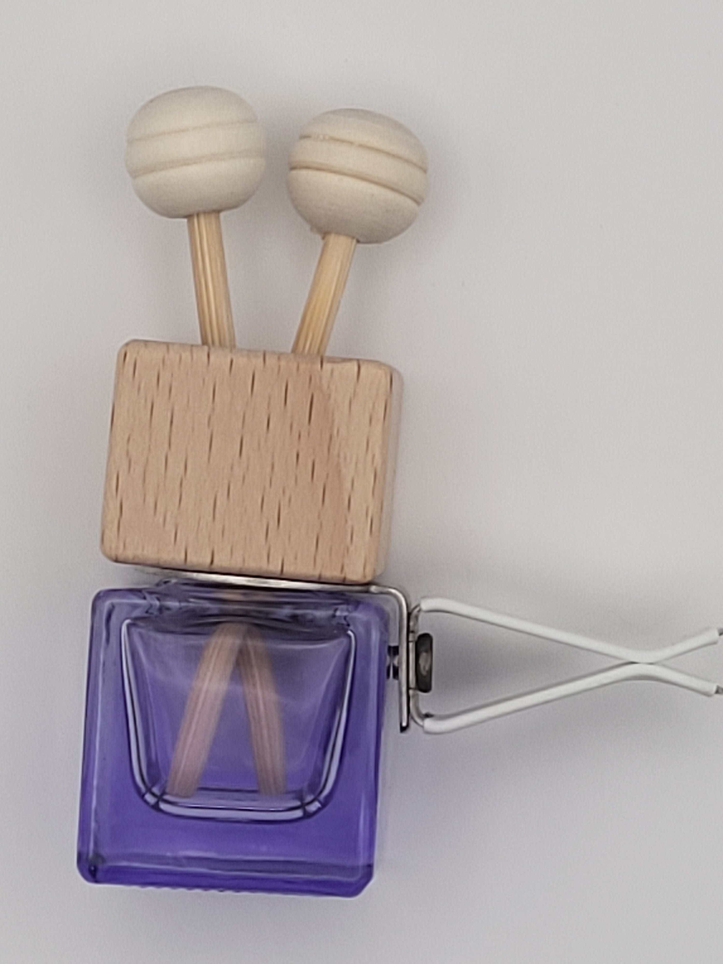 Vent Clip - Colorful Square Bottle Diffuser - All Aroma Scent