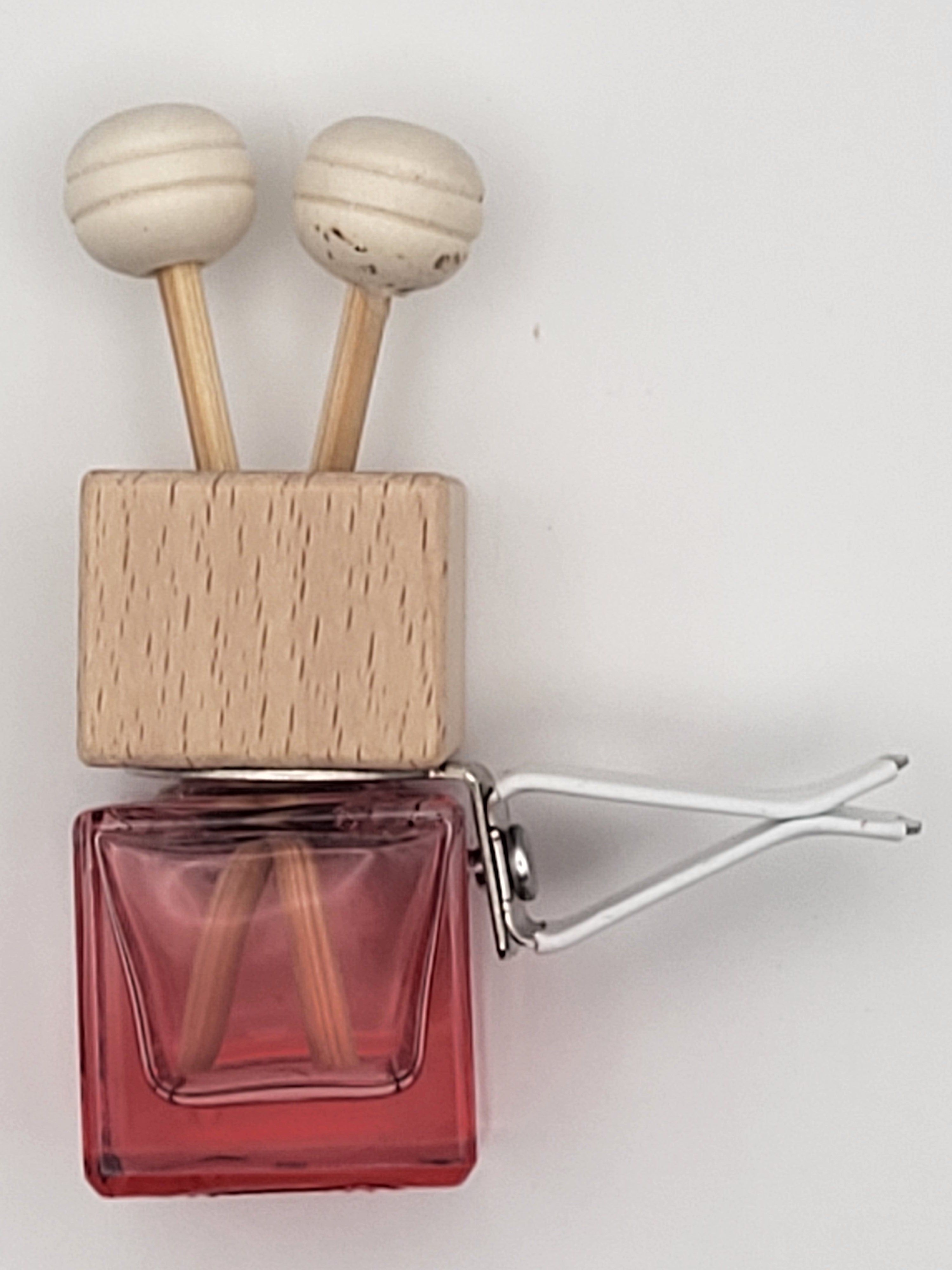 Vent Clip - Colorful Square Bottle Diffuser - All Aroma Scent