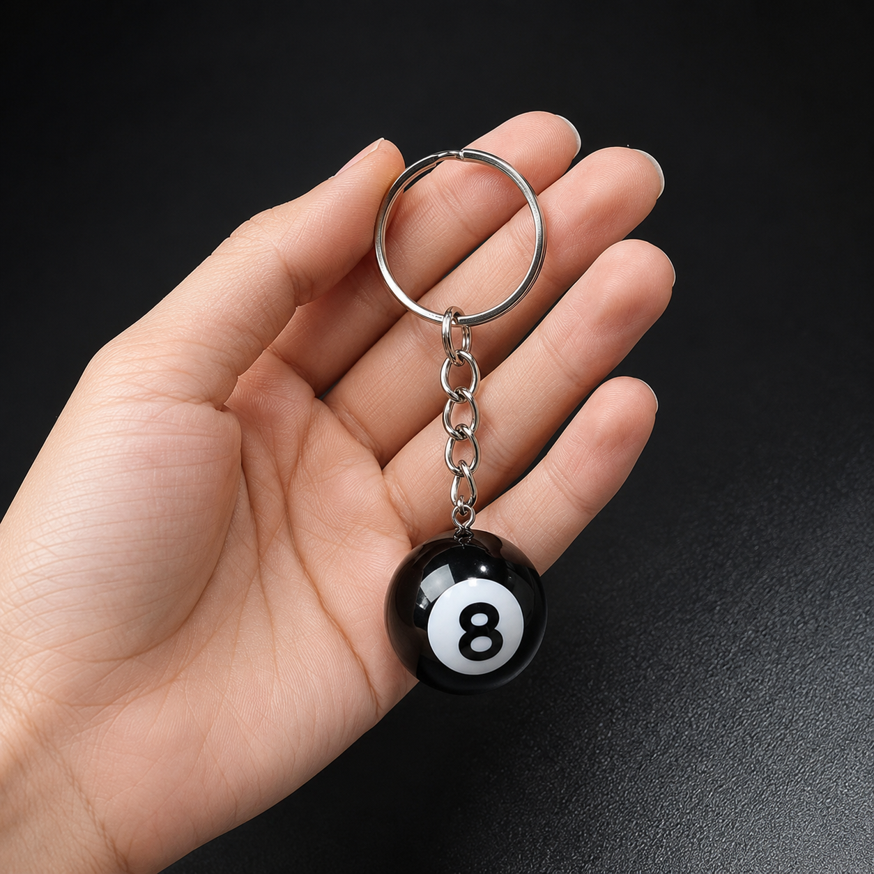 8 Ball Keychain