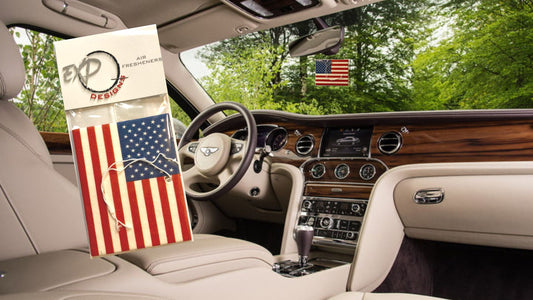 American Flag Freshener