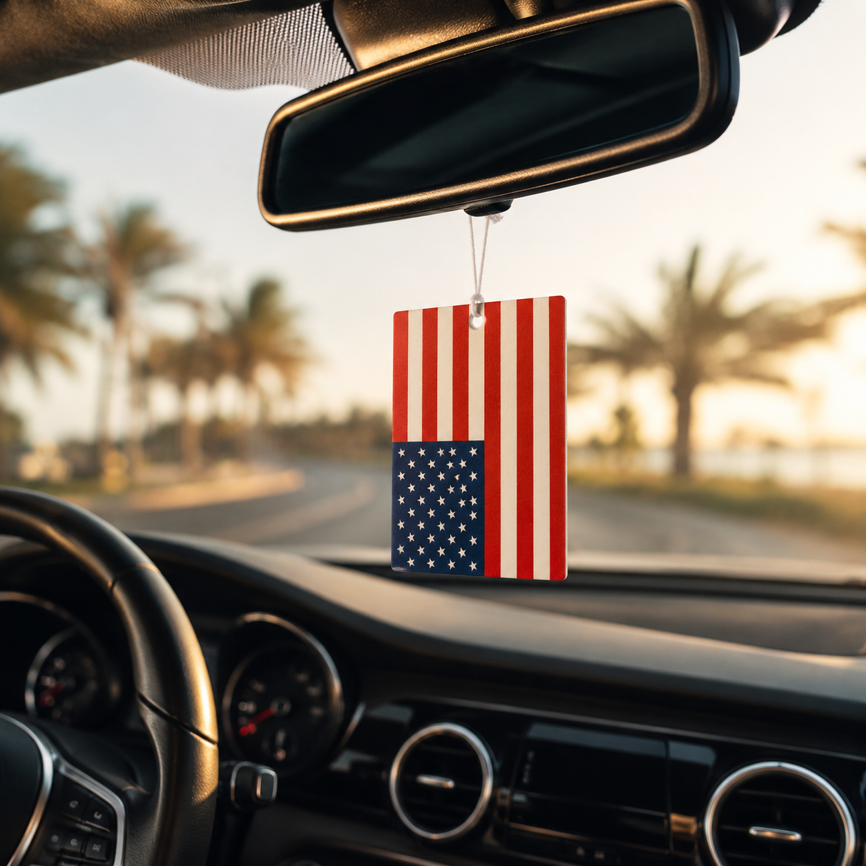 American Flag Freshener