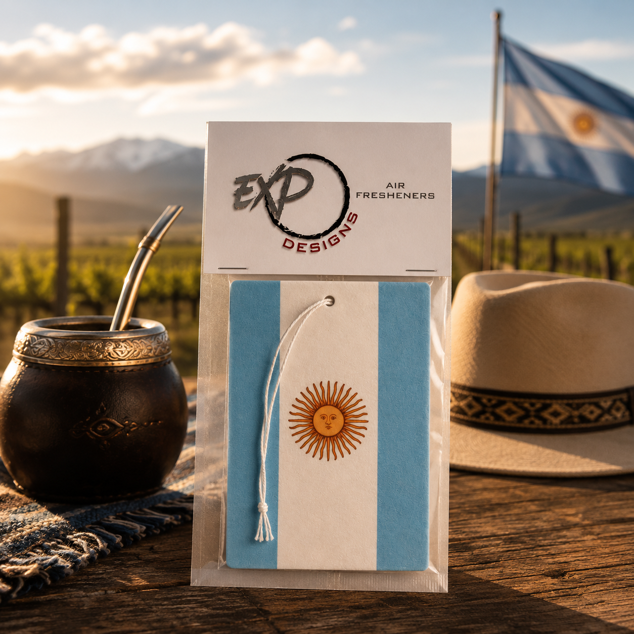 Argentina Flag Freshener