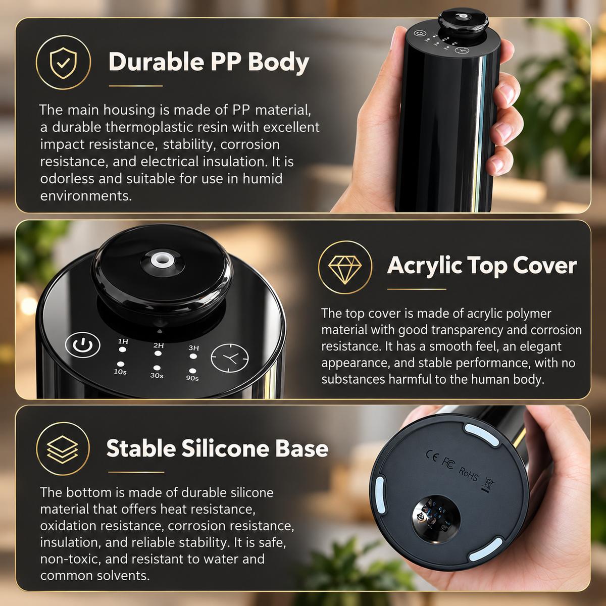 Atlas Electric Rechargeable Diffusers