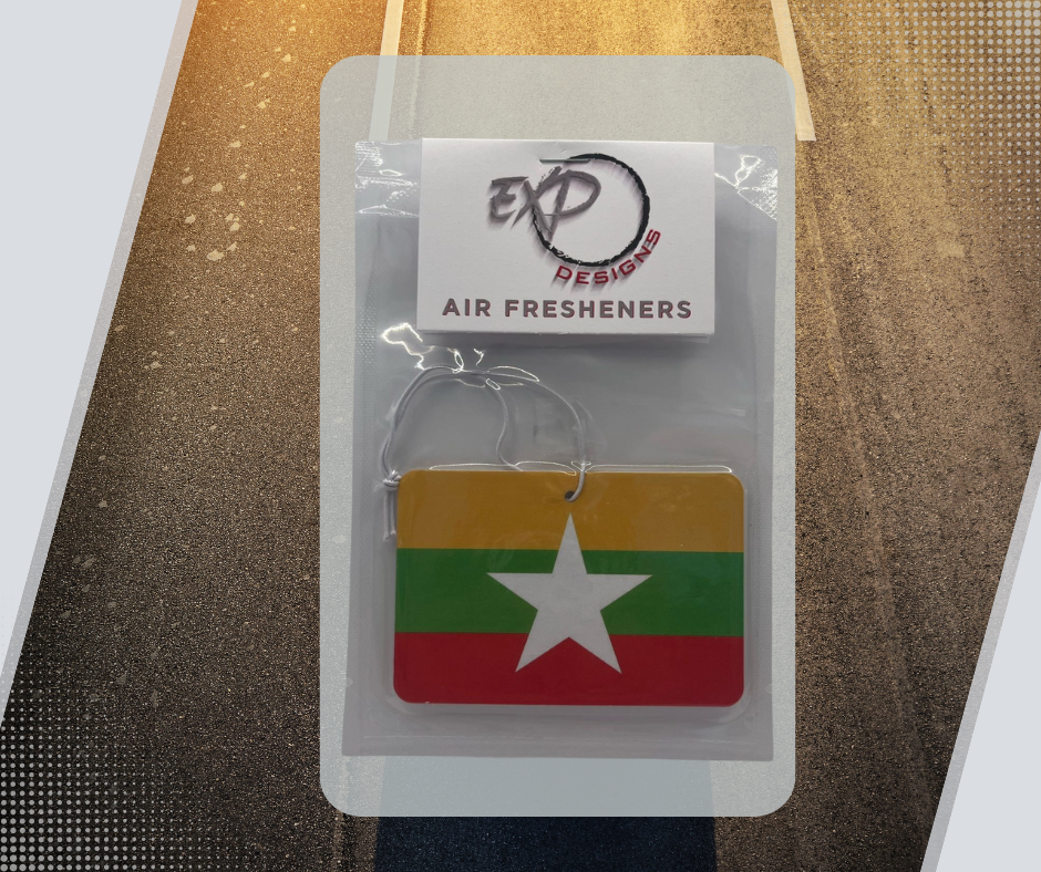 Maymar Burma Flag Freshener