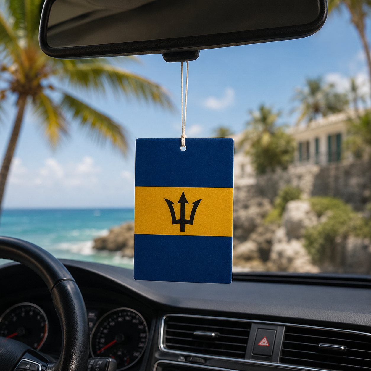 Barbados Flag Freshener