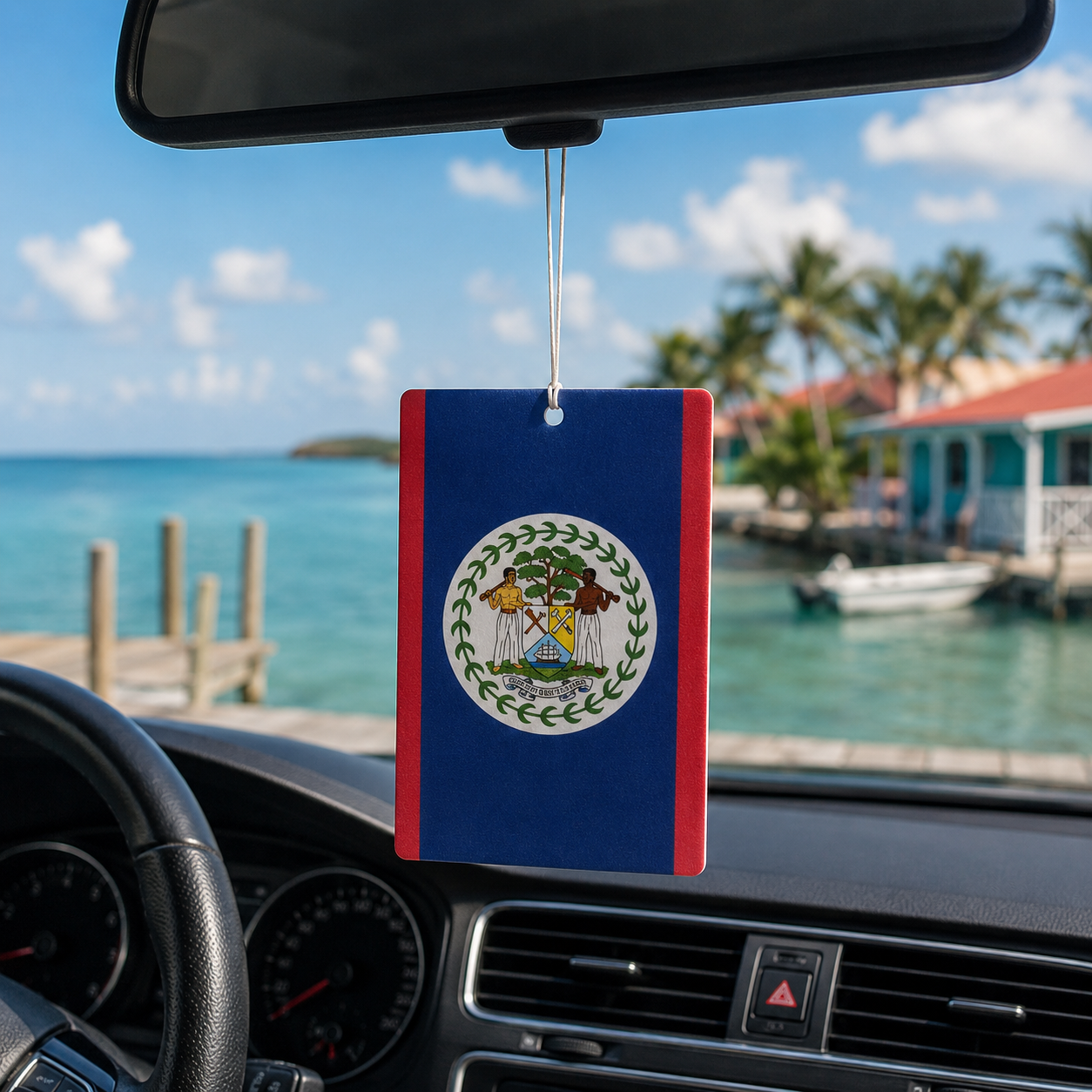Belize Flag Freshener