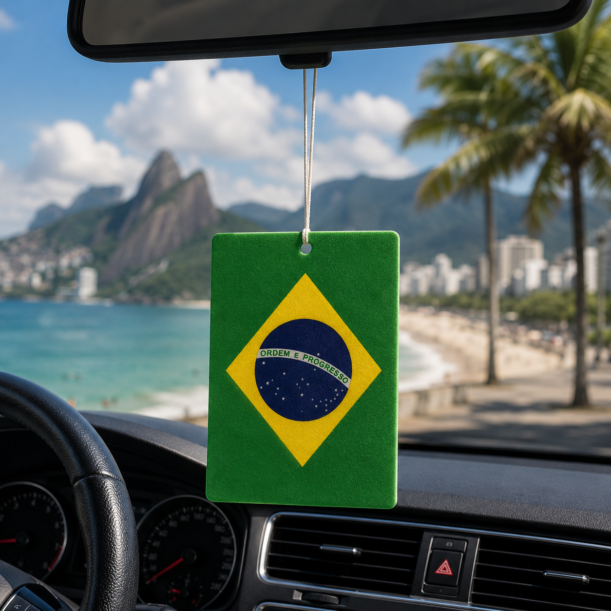 Brazilian Flag Freshener