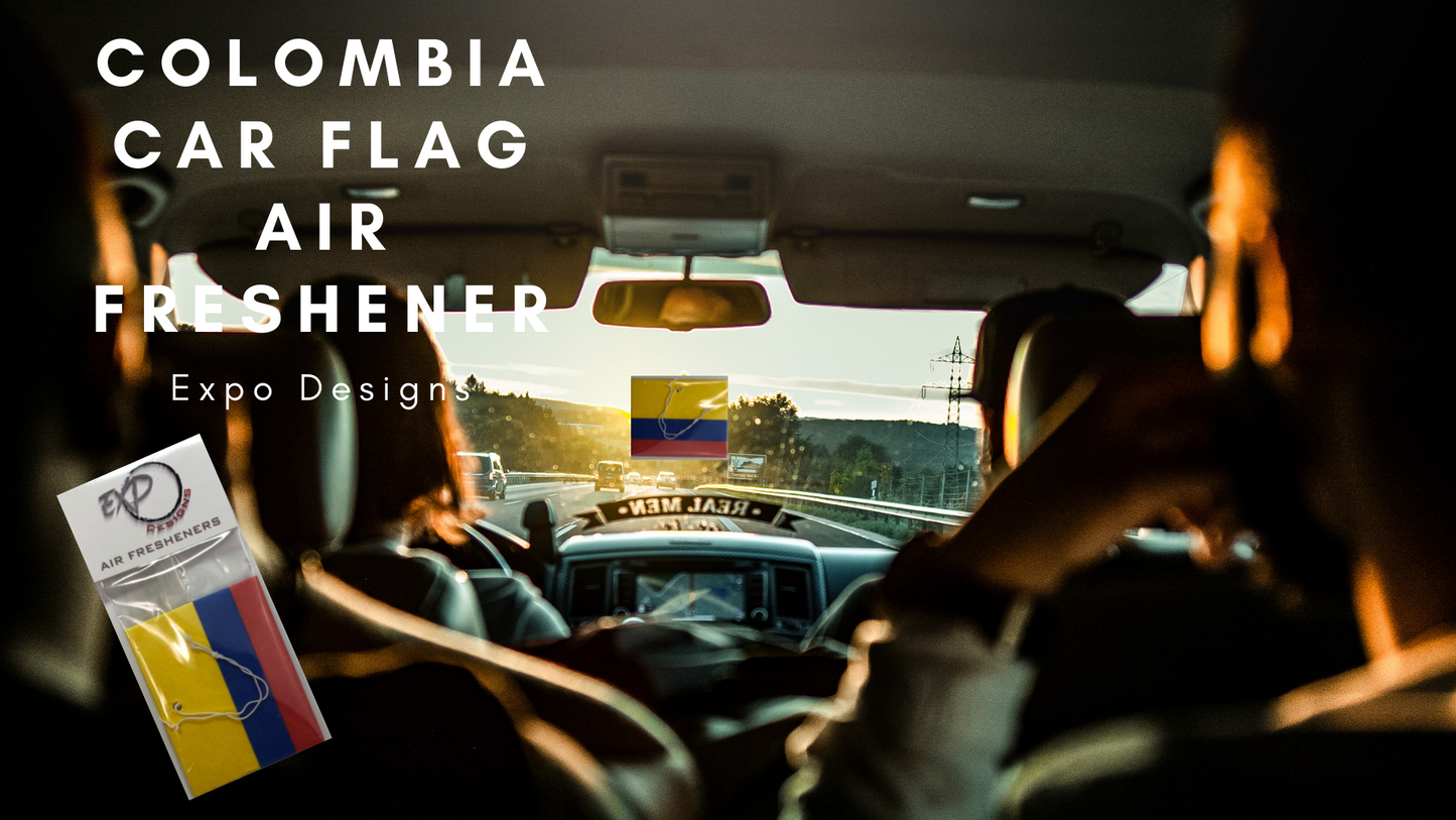 Colombian Flag Freshener