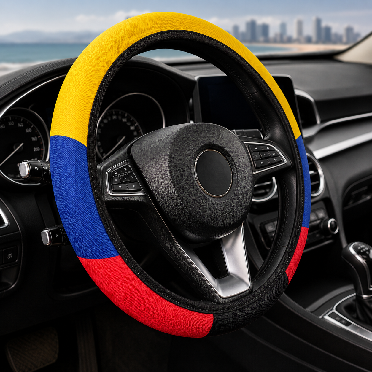 Country Flag Steering Wheel Cover
