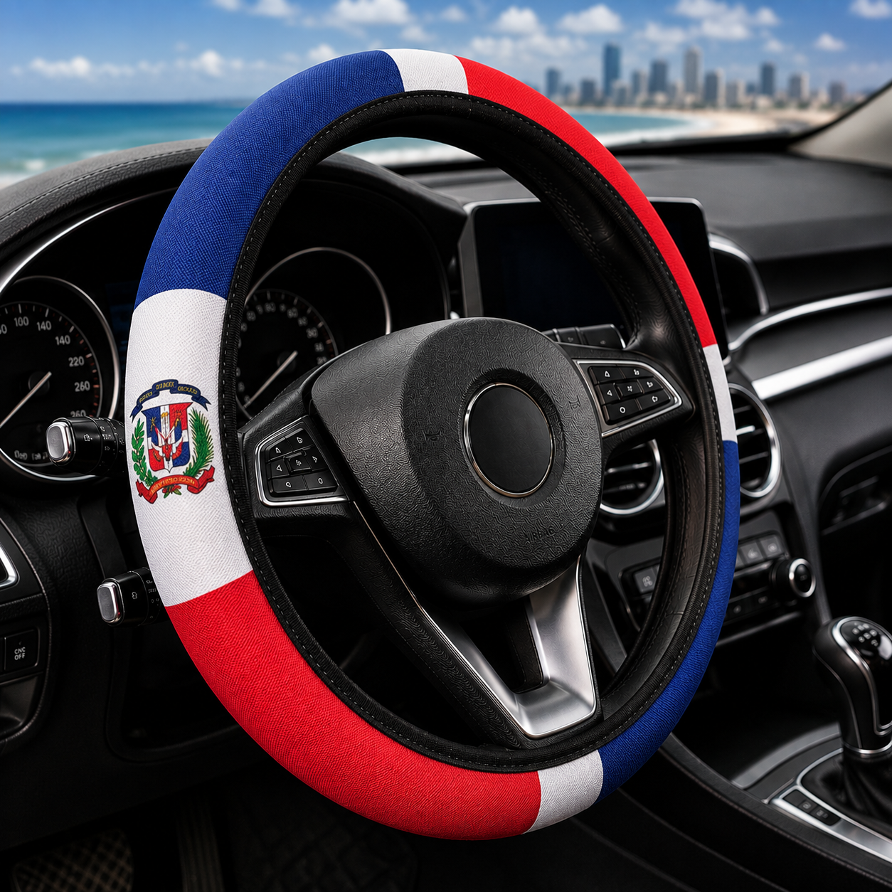 Country Flag Steering Wheel Cover