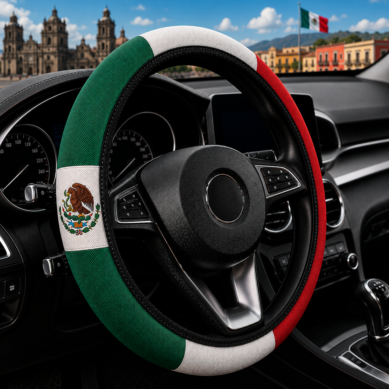 Country Flag Steering Wheel Cover