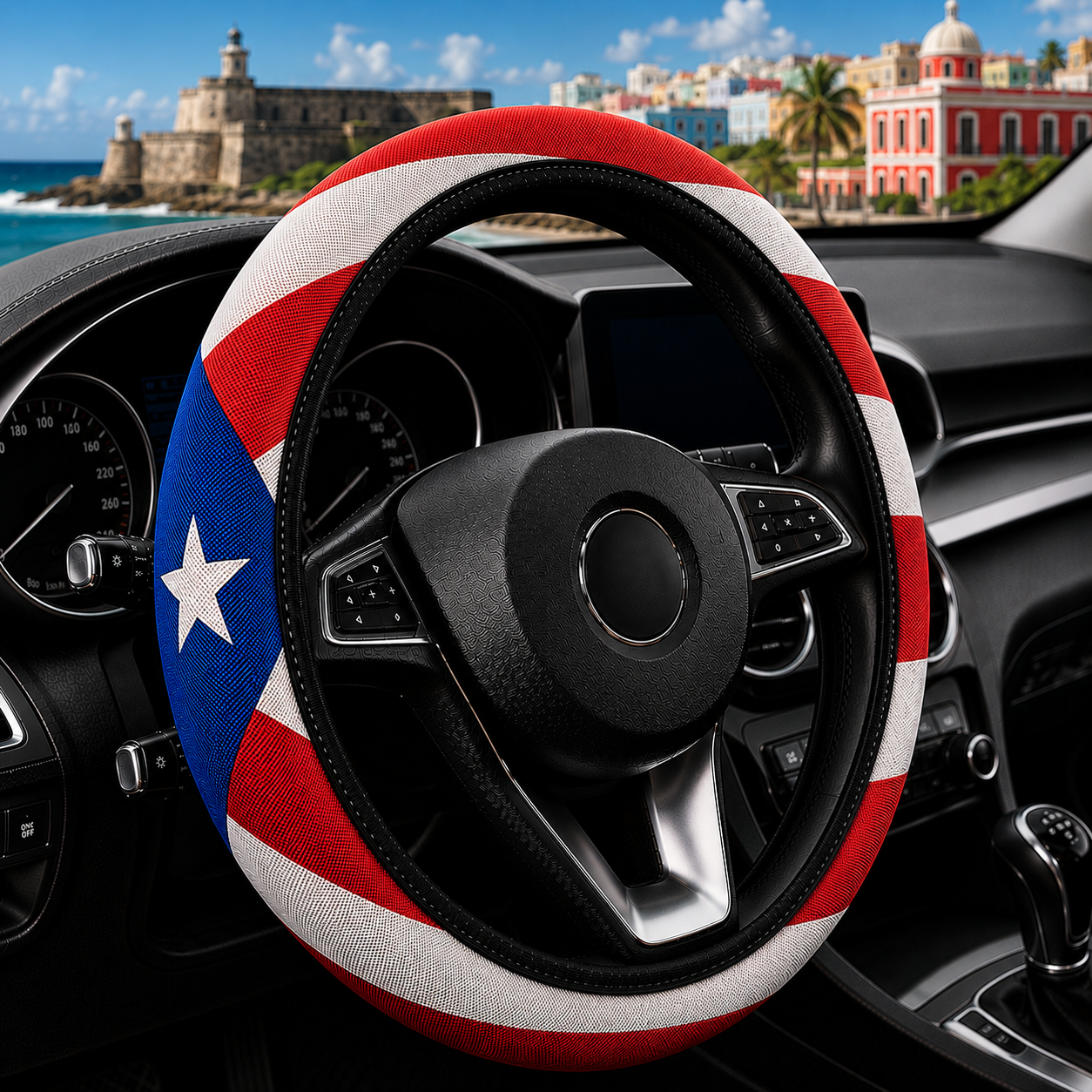 Country Flag Steering Wheel Cover