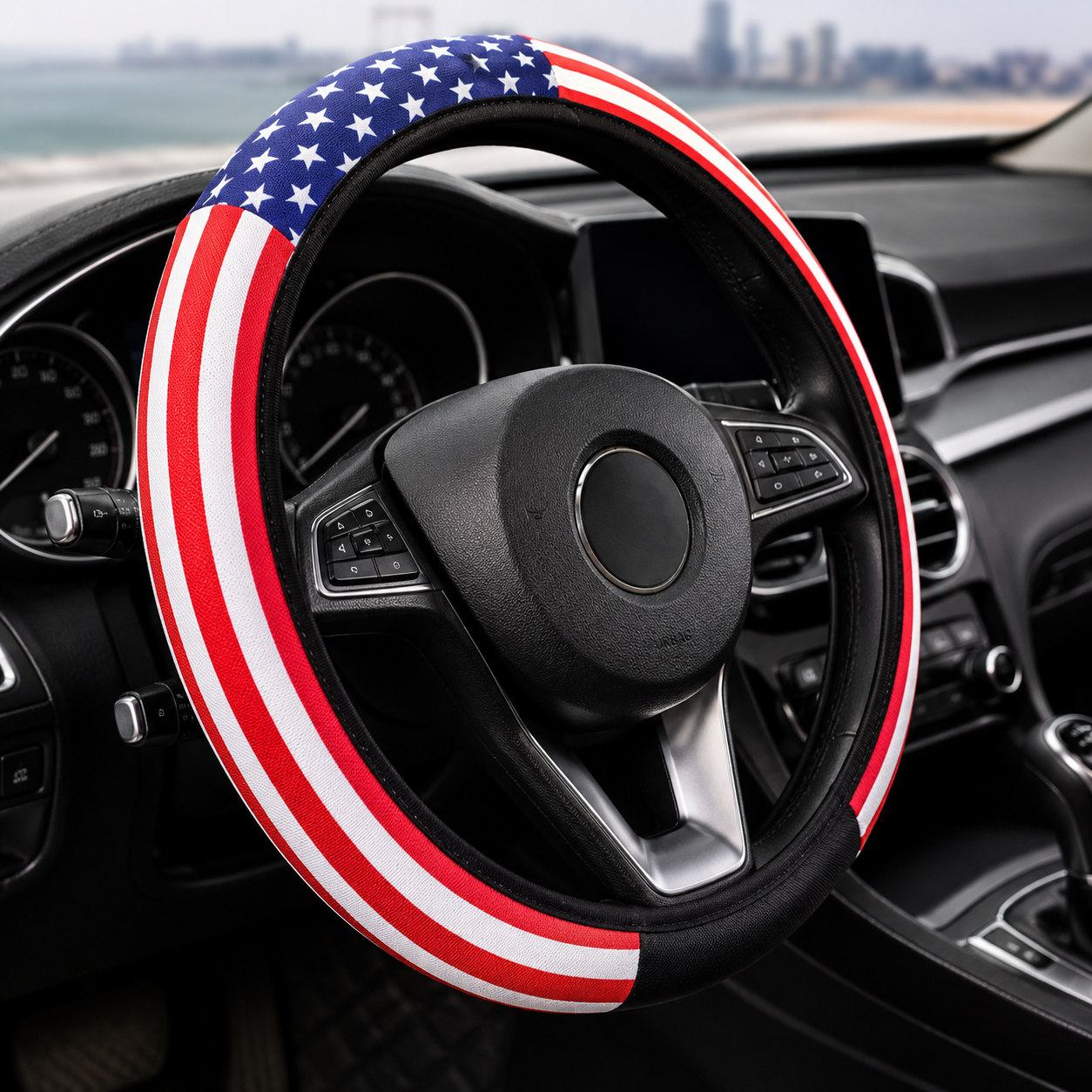 Country Flag Steering Wheel Cover