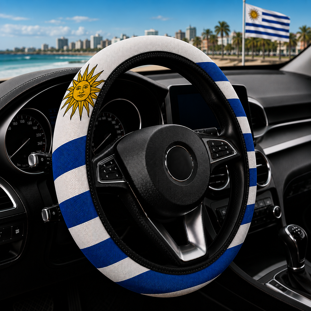 Country Flag Steering Wheel Cover