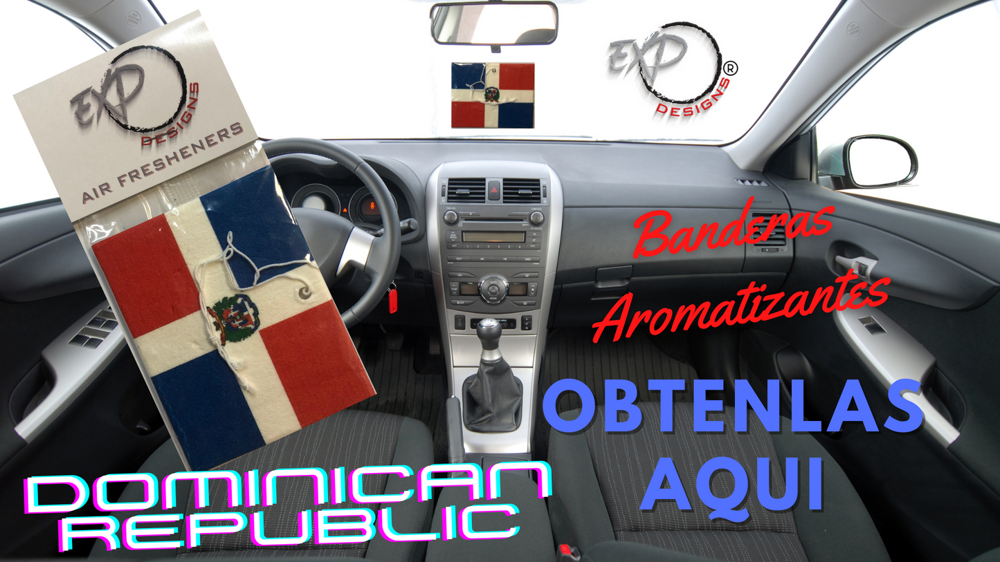 Dominican Flag Freshener