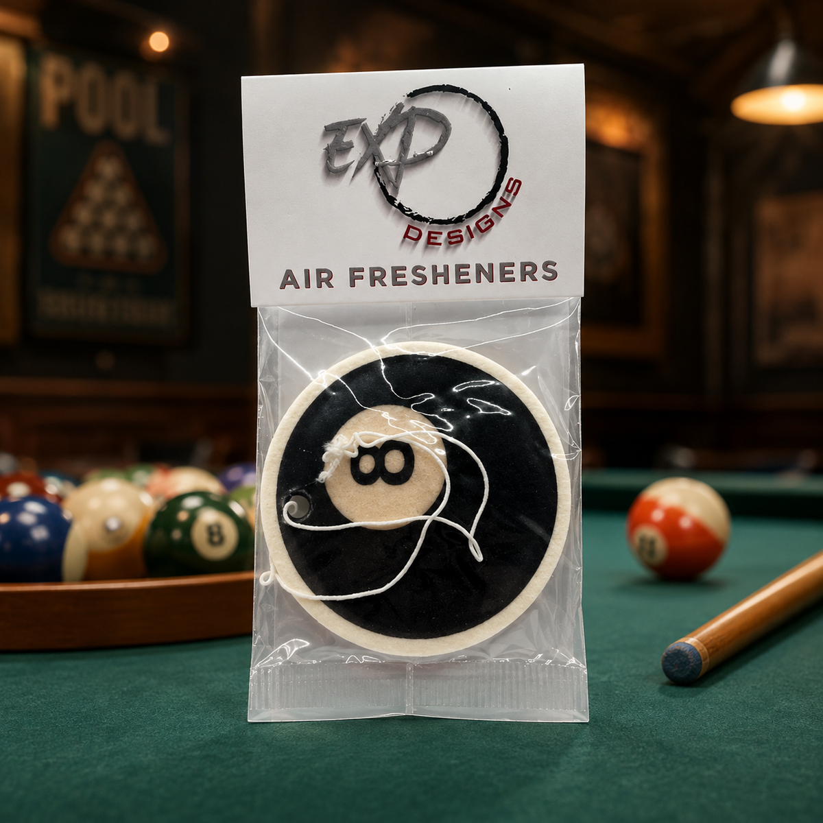 Eight Ball Car Air Freshener