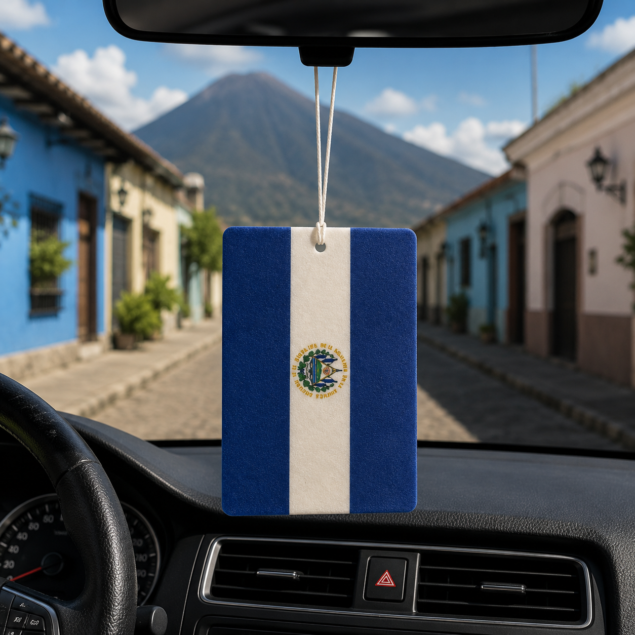 El Salvador Flag Freshener