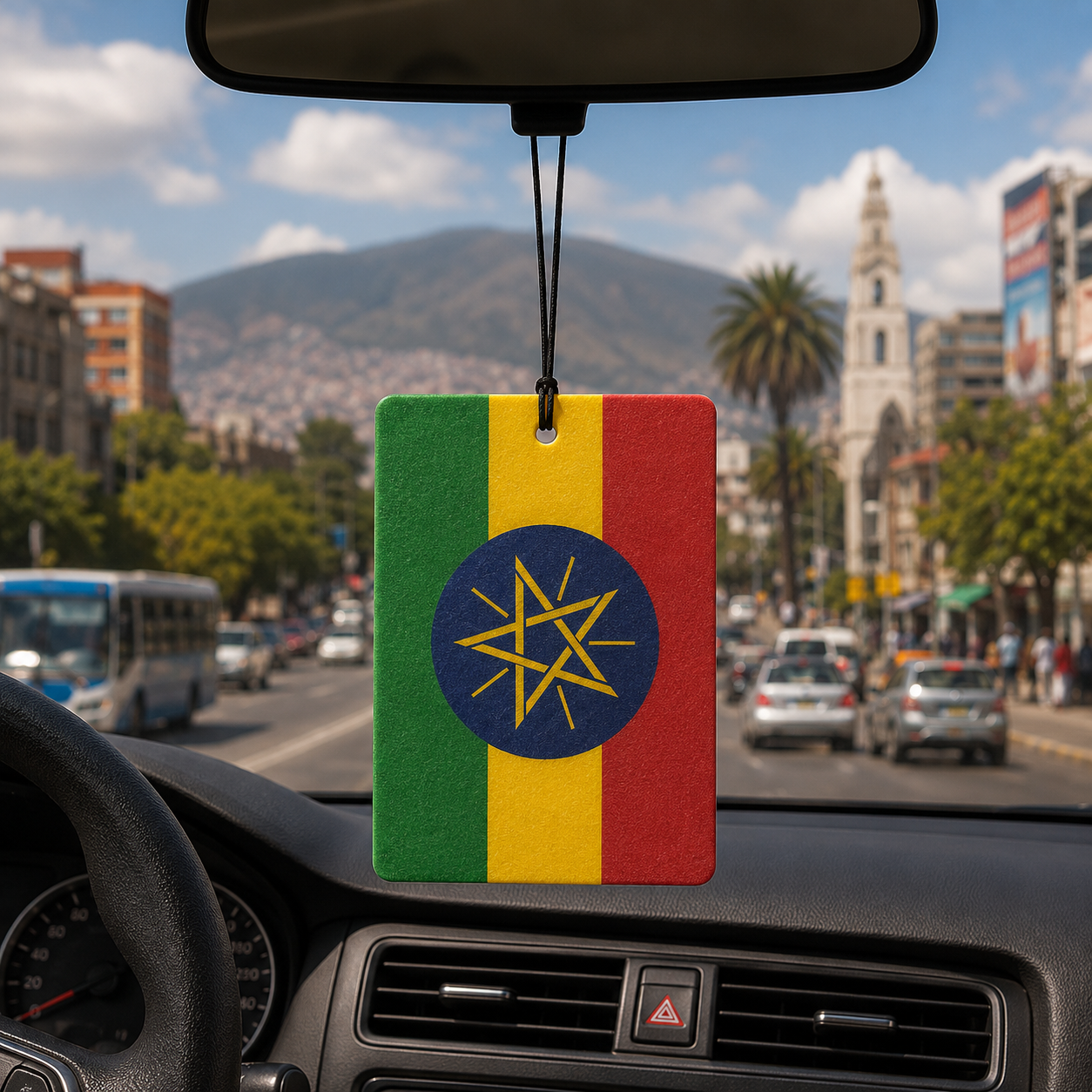 Ethiopian Flag Freshener