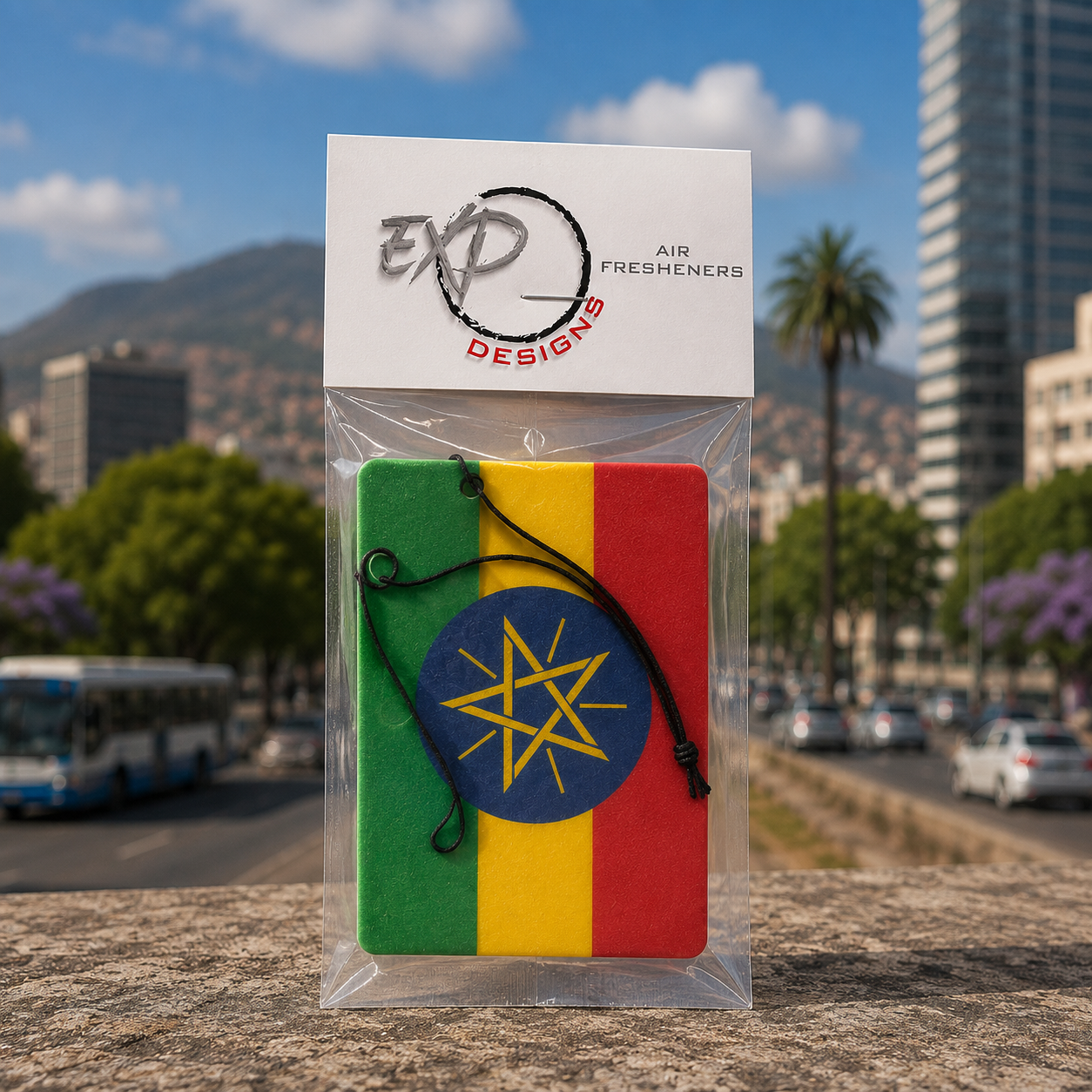 Ethiopian Flag Freshener