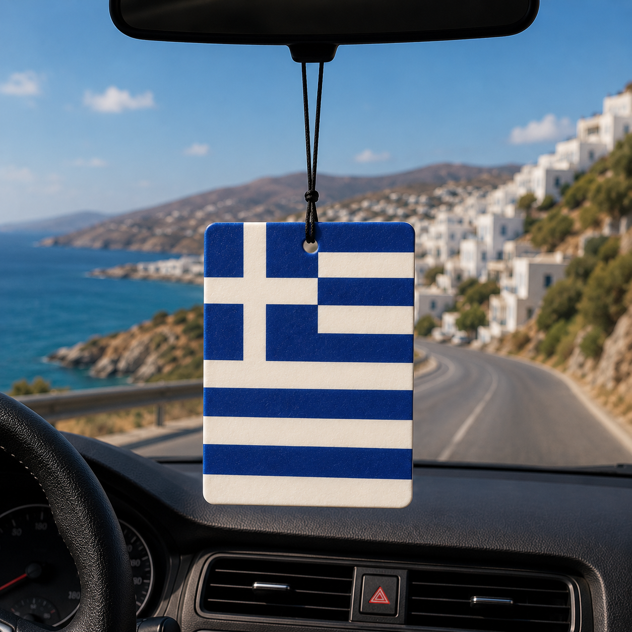 Greece Flag Freshener