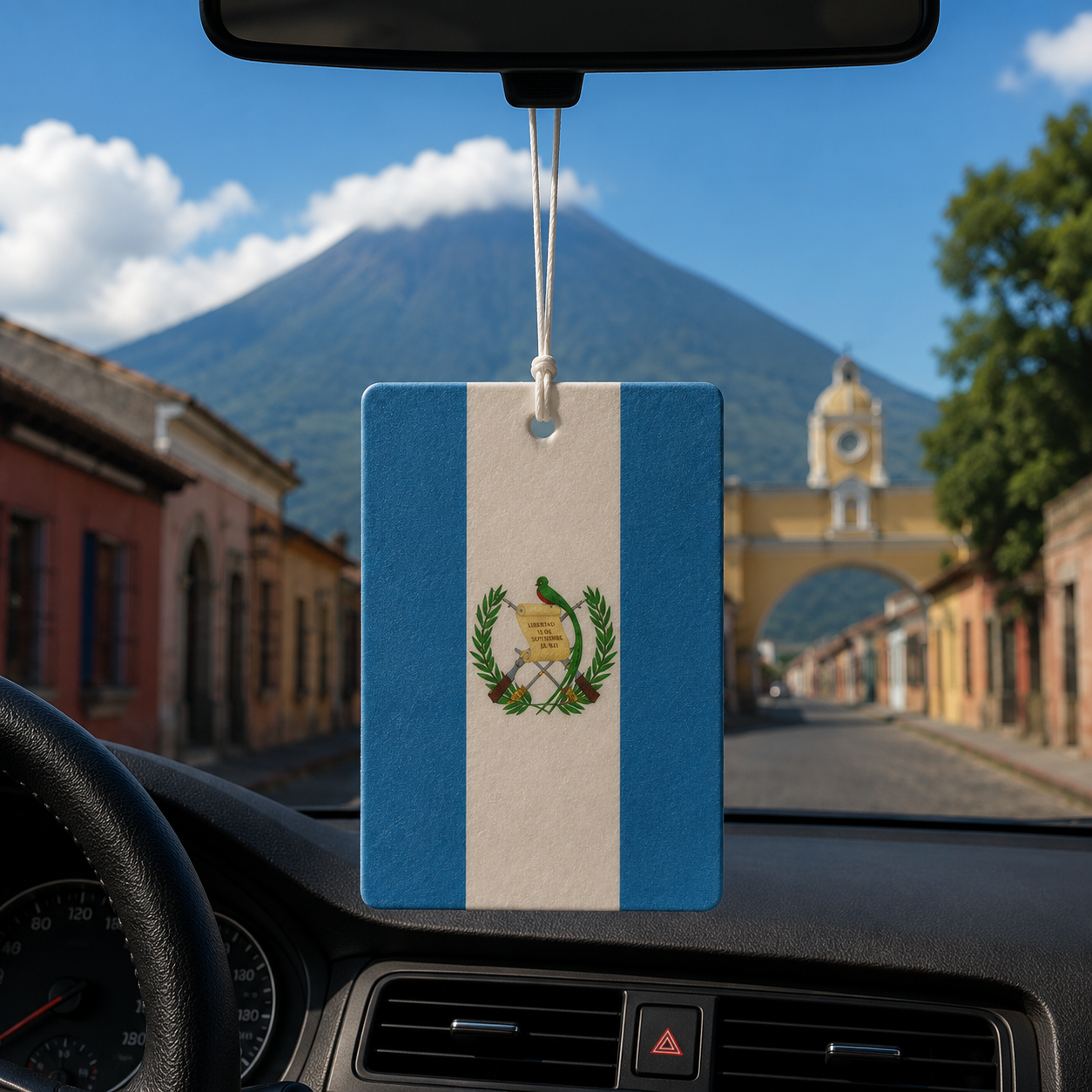 Guatemala Flag Freshener