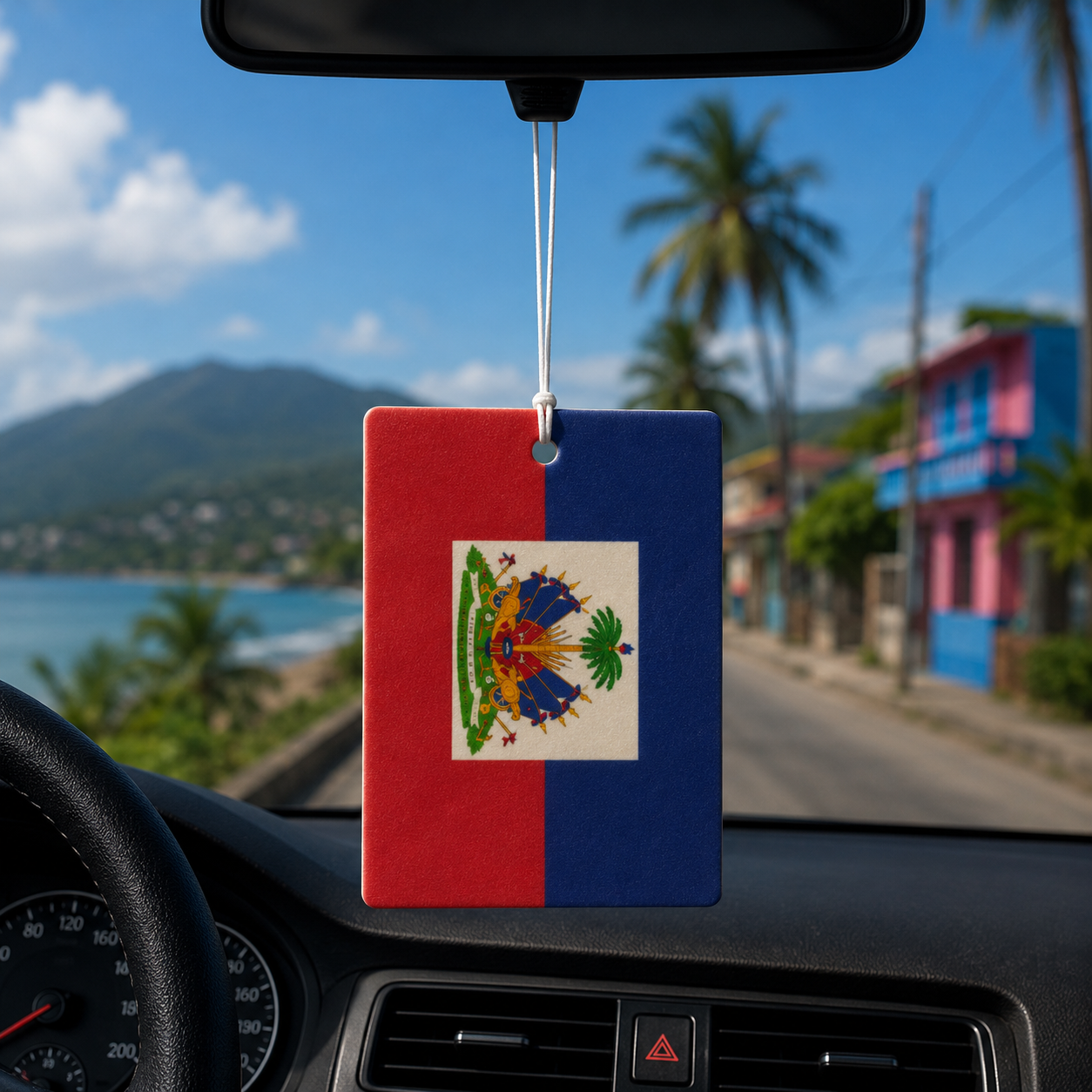 Haitian Flag Freshener