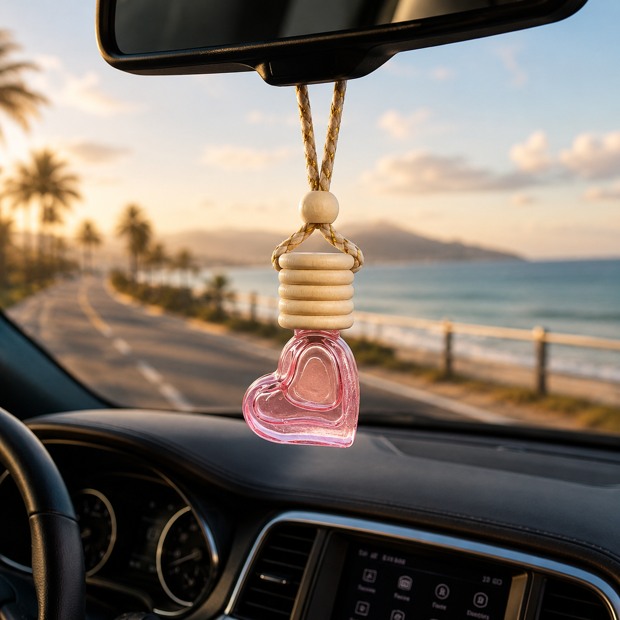 Heart Shaped Hanging Car Diffuser