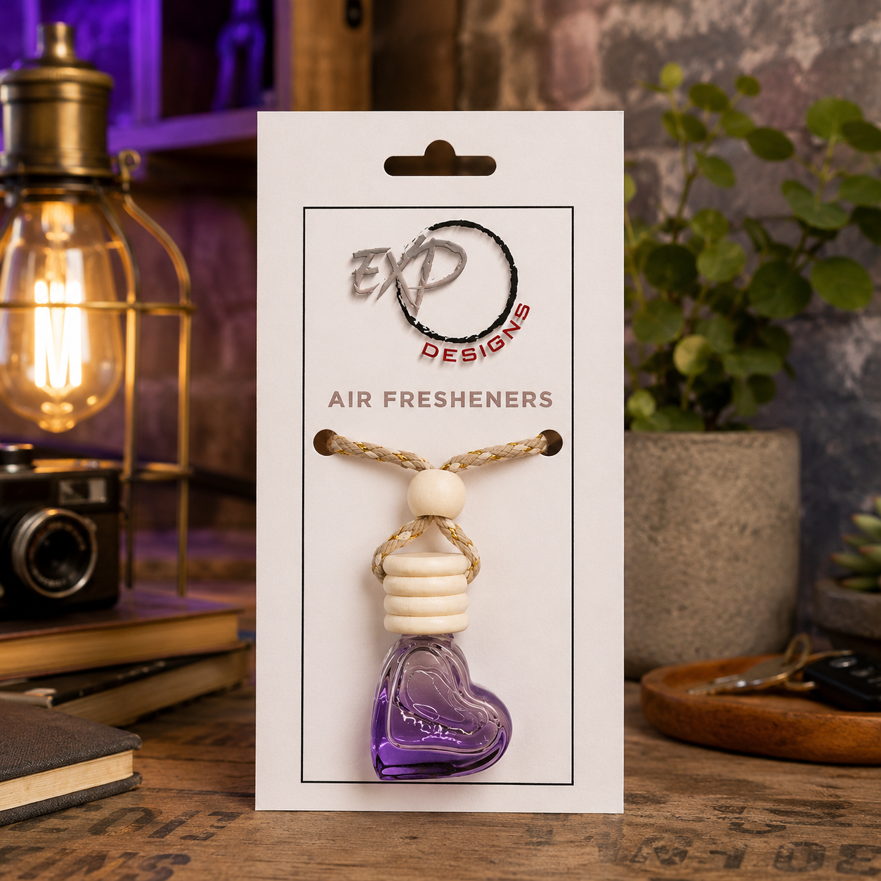 Heart Shaped Hanging Car Diffuser