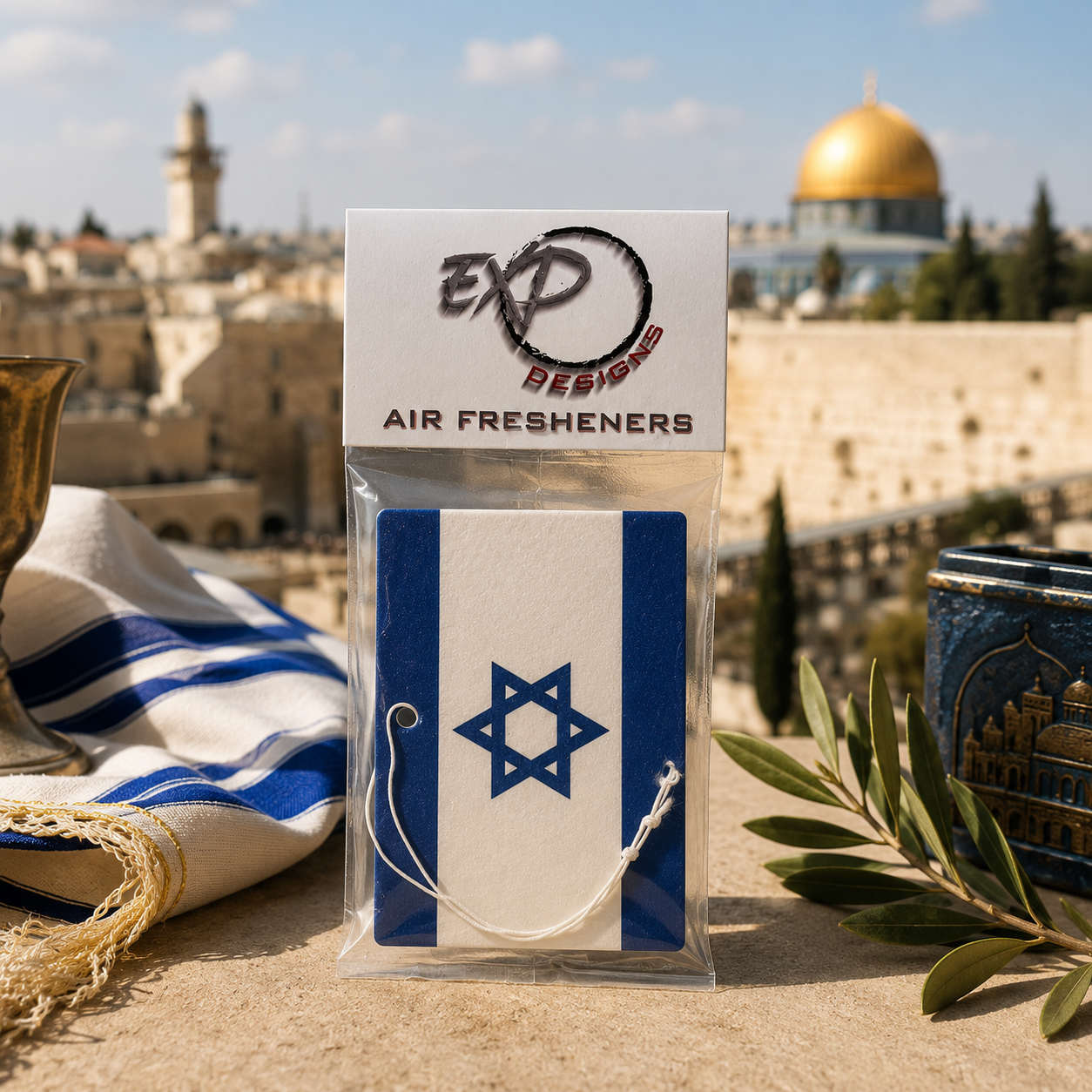 Israel Flag Freshener