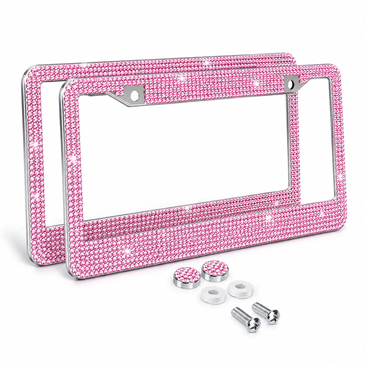 License Plate Frame – Luxury Rhinestone Edition