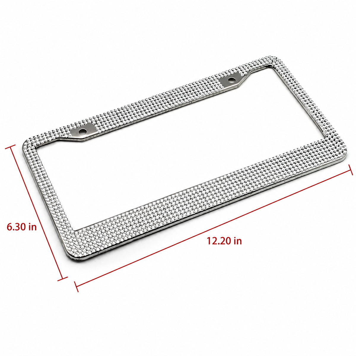 License Plate Frame – Luxury Rhinestone Edition