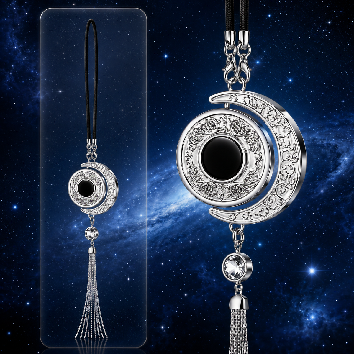 Moon & Zodiac Car Diffuser Pendant