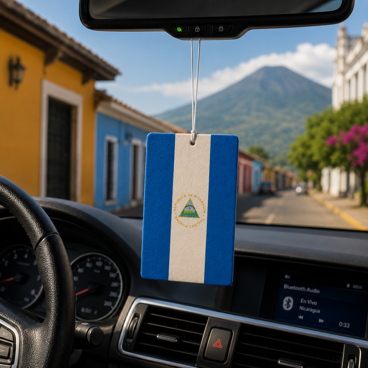 Nicaragua Flag Freshener