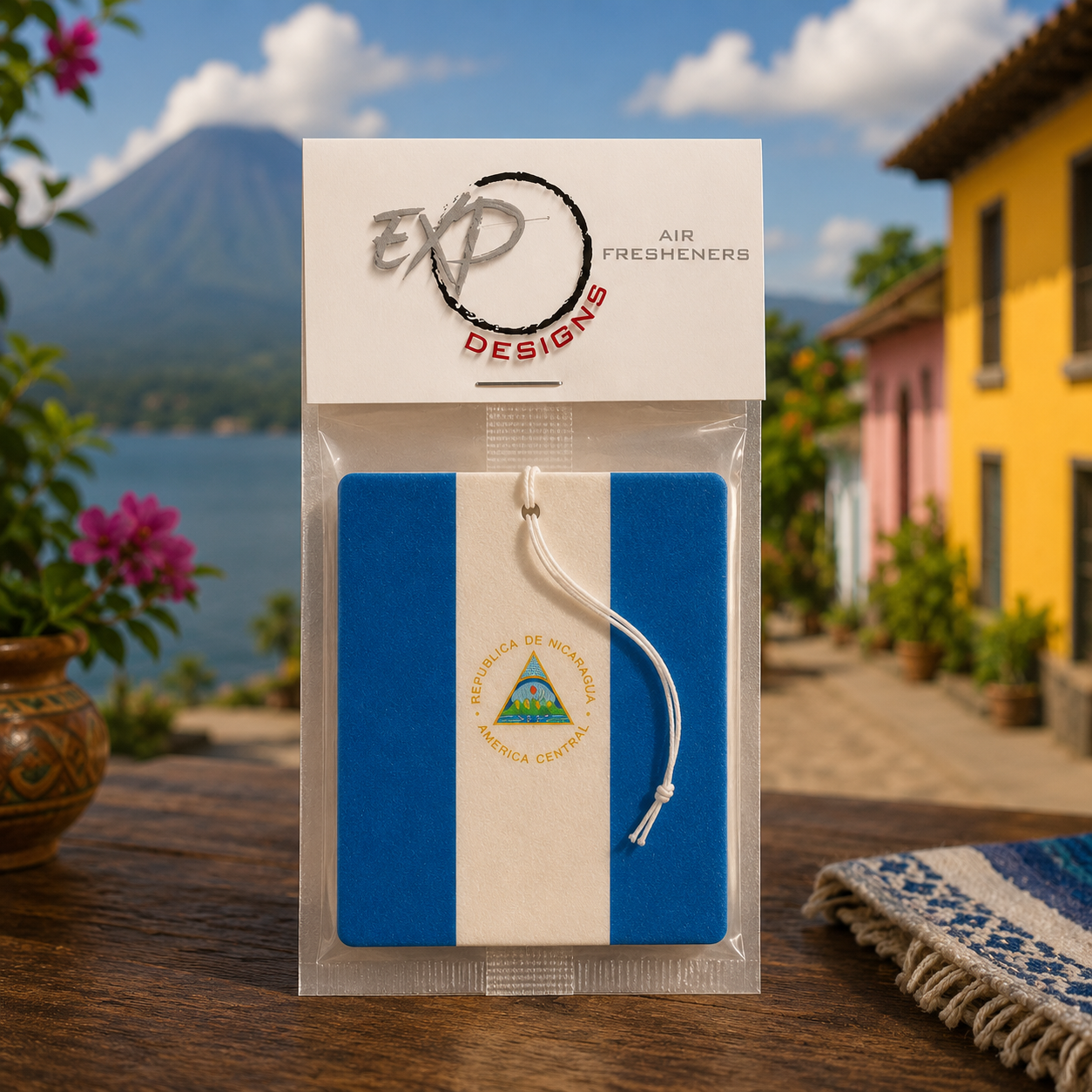 Nicaragua Flag Freshener