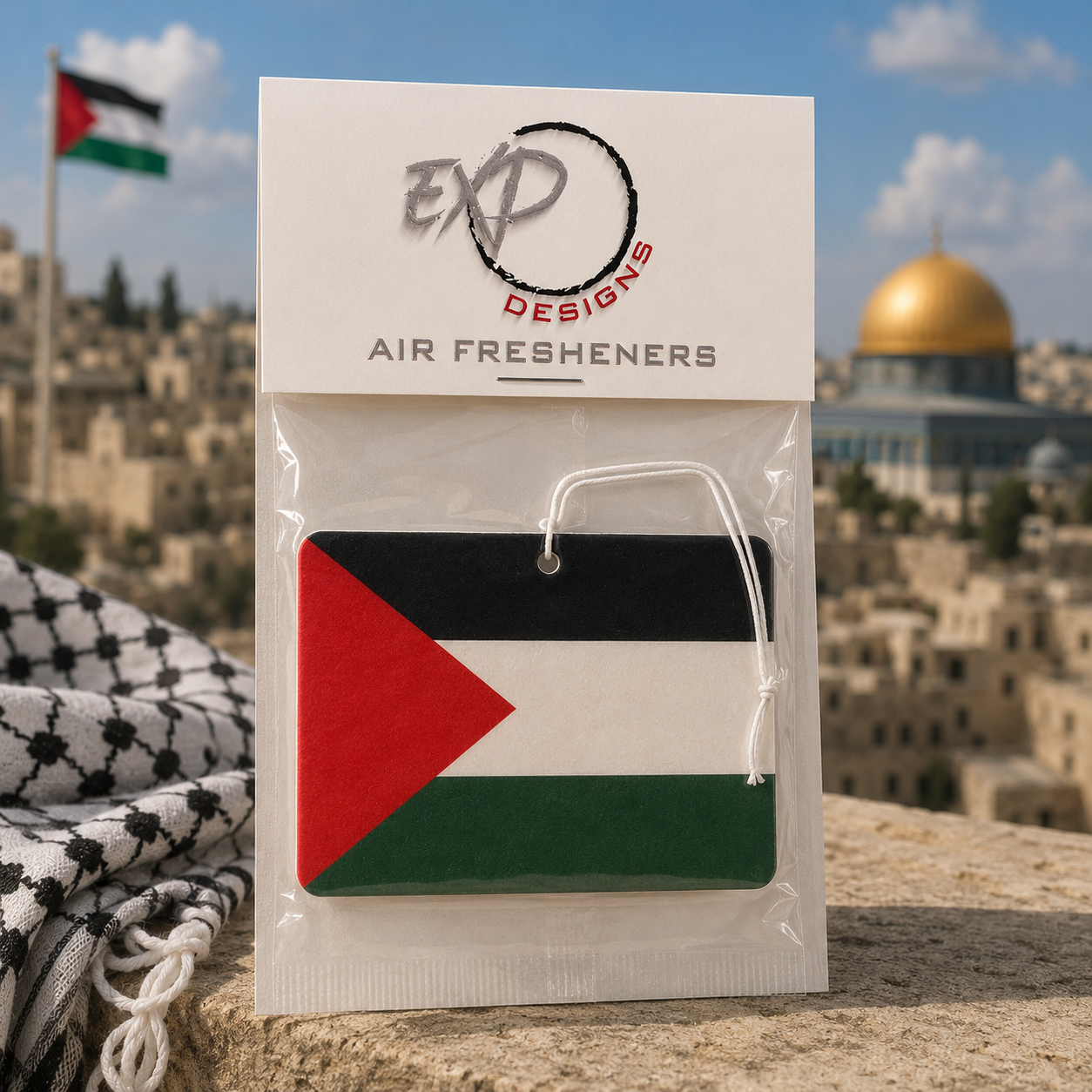 Palestine Flag Freshener