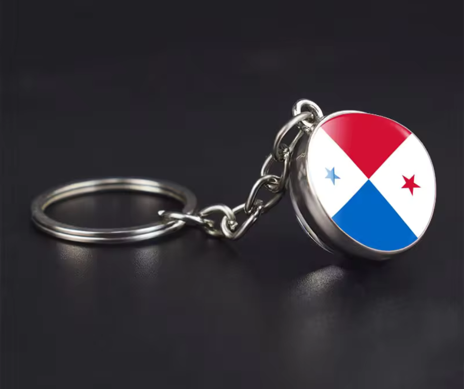 All Nation Flag - Glass Ball keychains