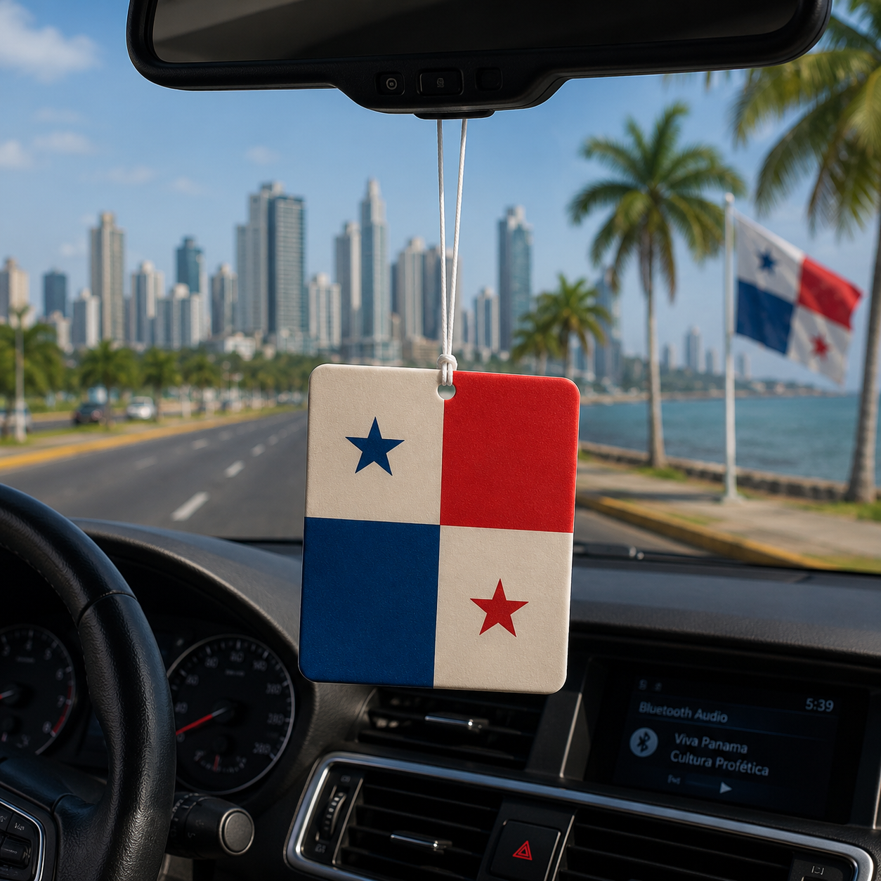 Panama Flag Freshener