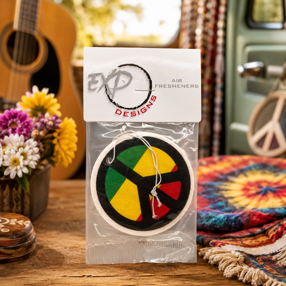 Peace Sign Car Air Freshener