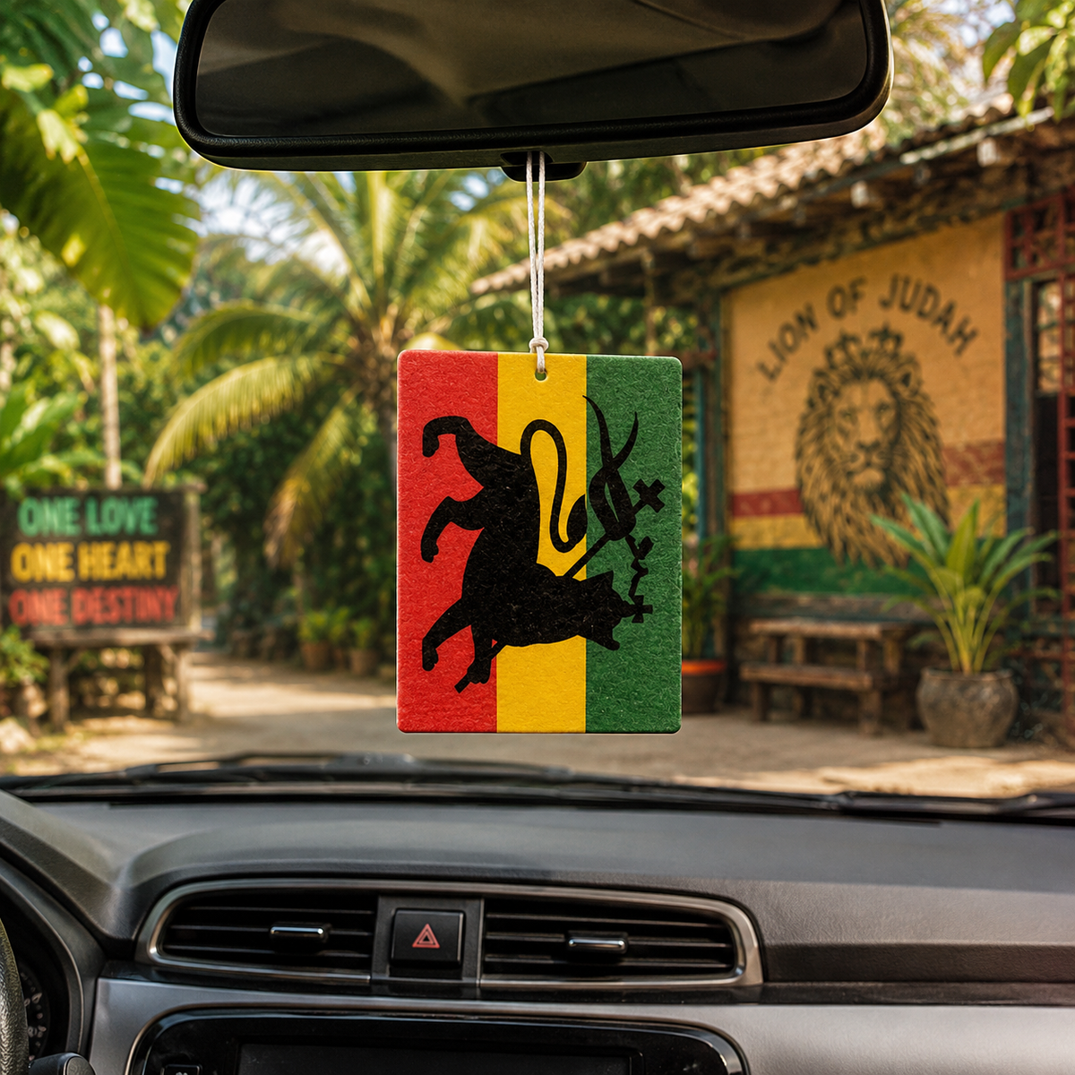 Rasta Flag Car Air Freshener