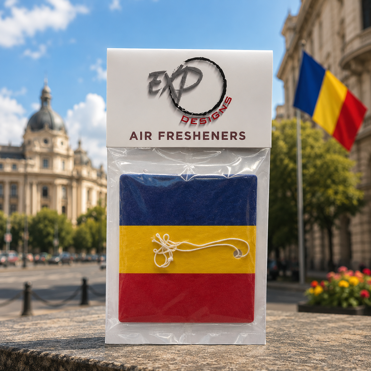 Romania Flag Freshener
