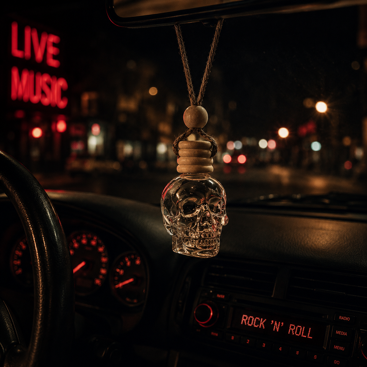 Skull Shaped Hanging Car Diffuser