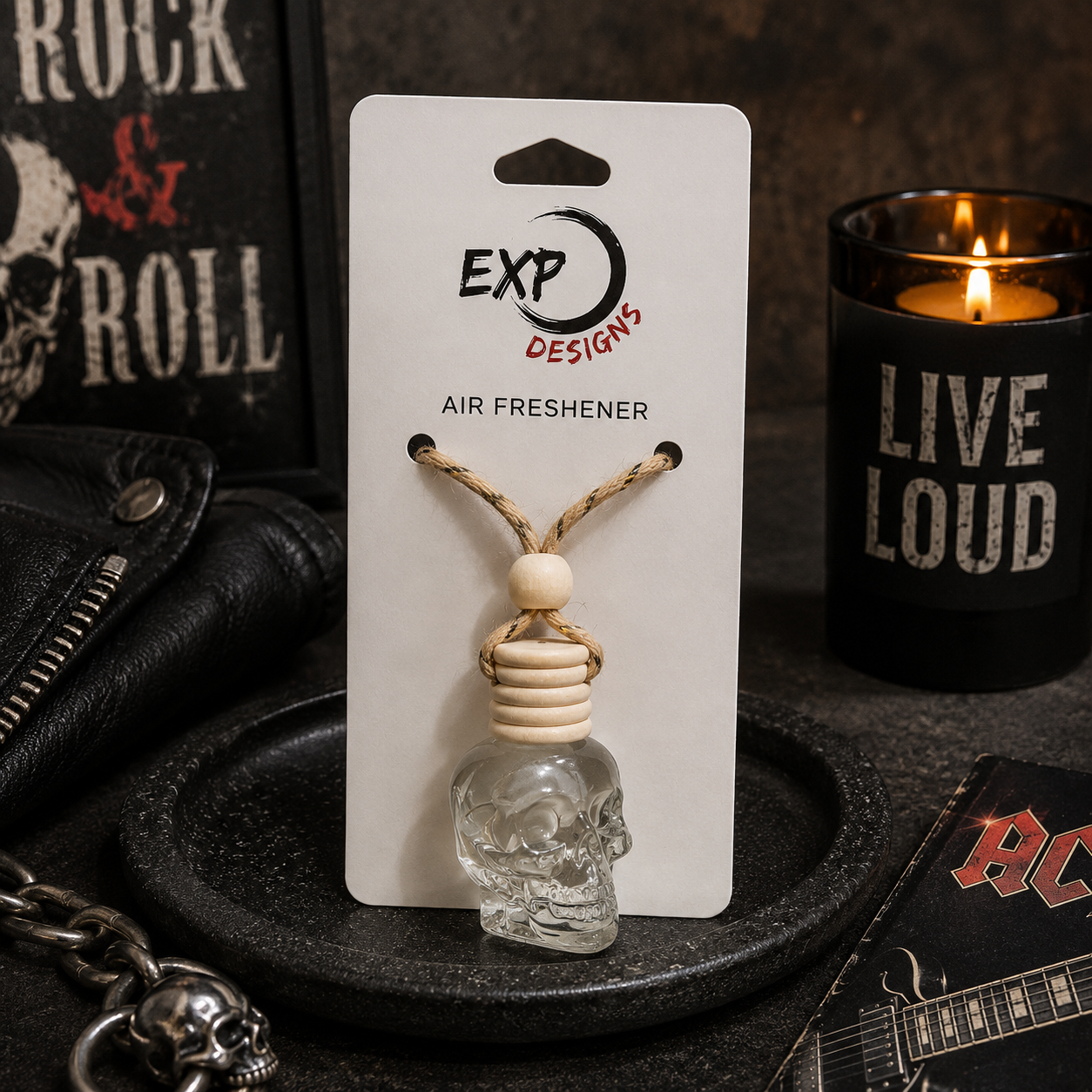 Skull Shaped Hanging Car Diffuser