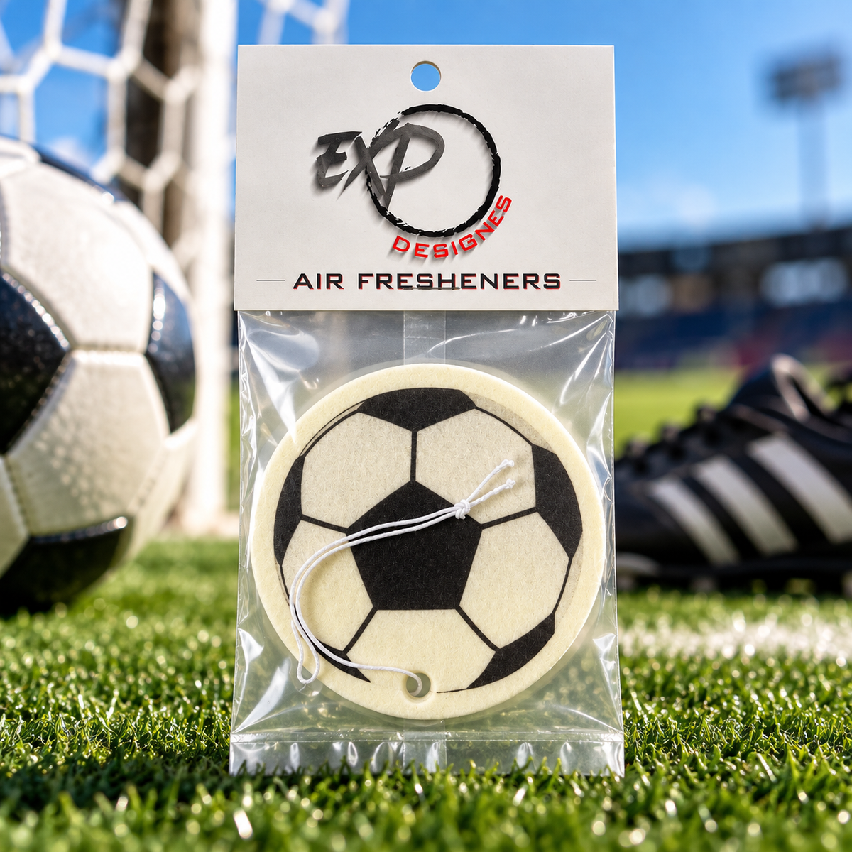 Soccer Ball Car Air Freshener
