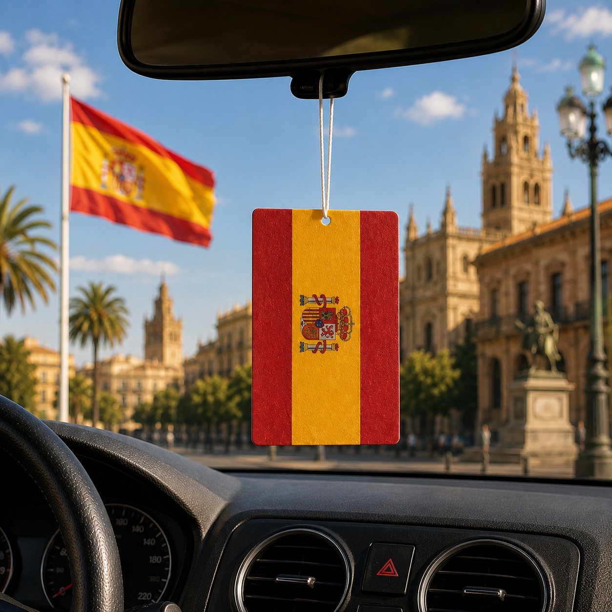 Spain Flag Freshener