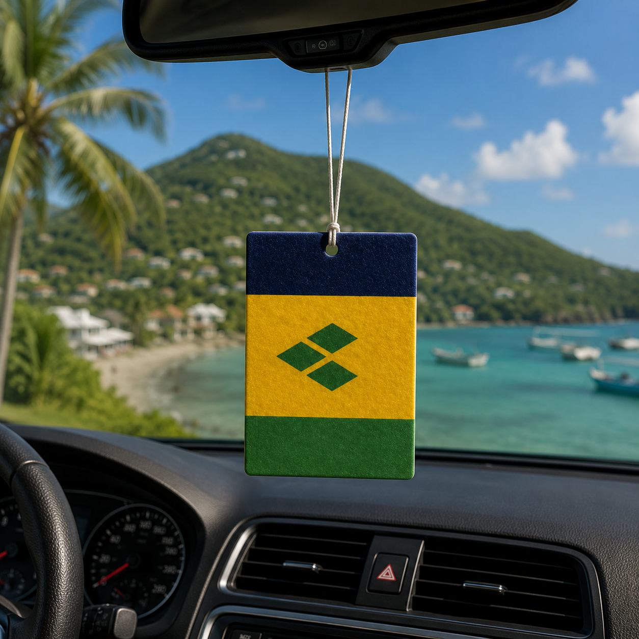 St. Vincent & Grenadines Flag Freshener