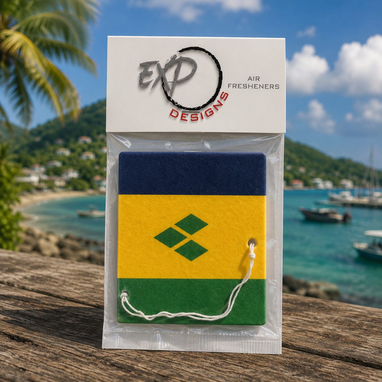 St. Vincent & Grenadines Flag Freshener