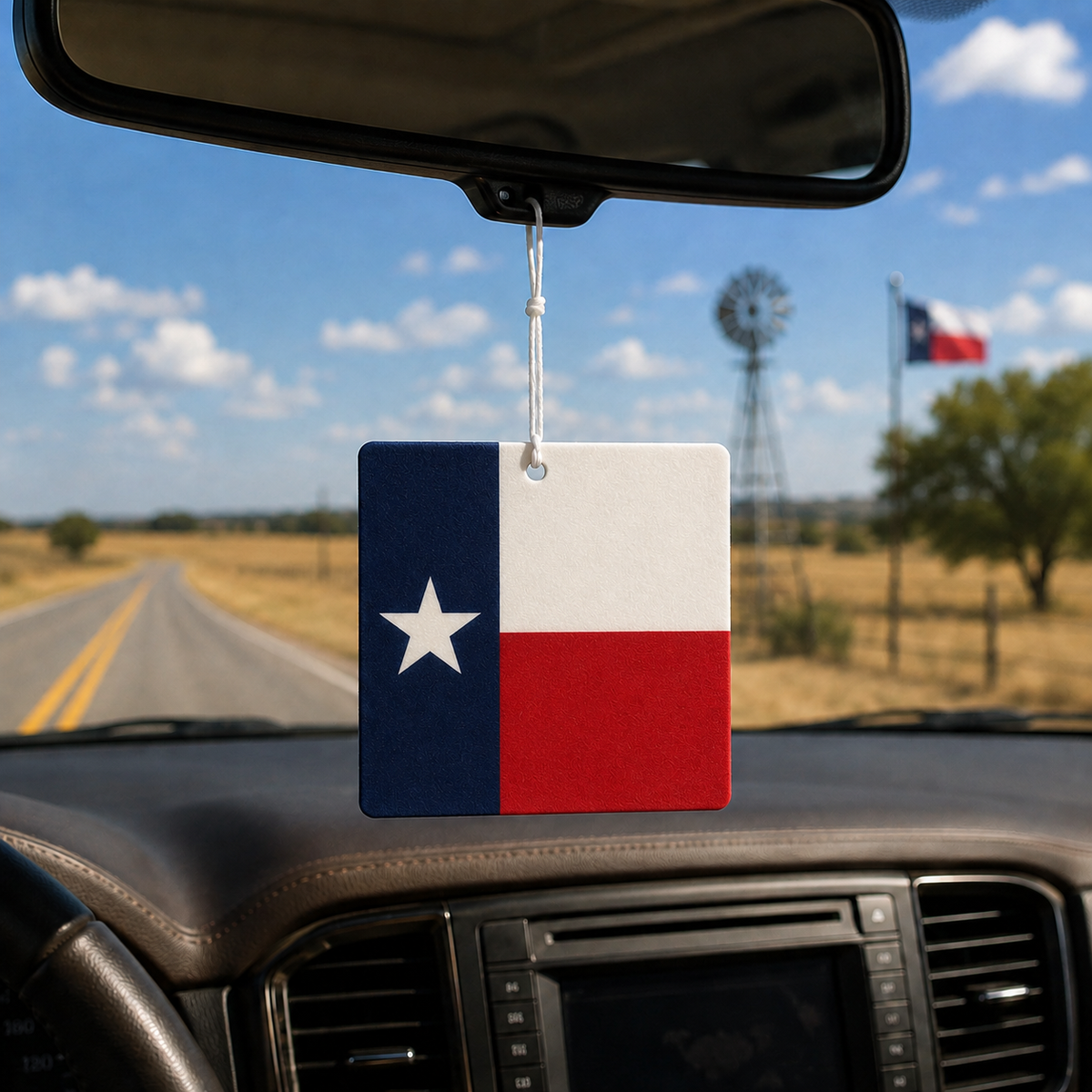 Texas Flag Car Air Freshener