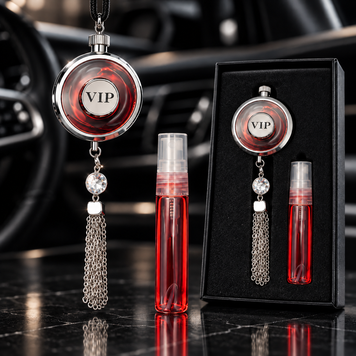 Car Brand Hanging Diffuser — Rearview Mirror Pendant