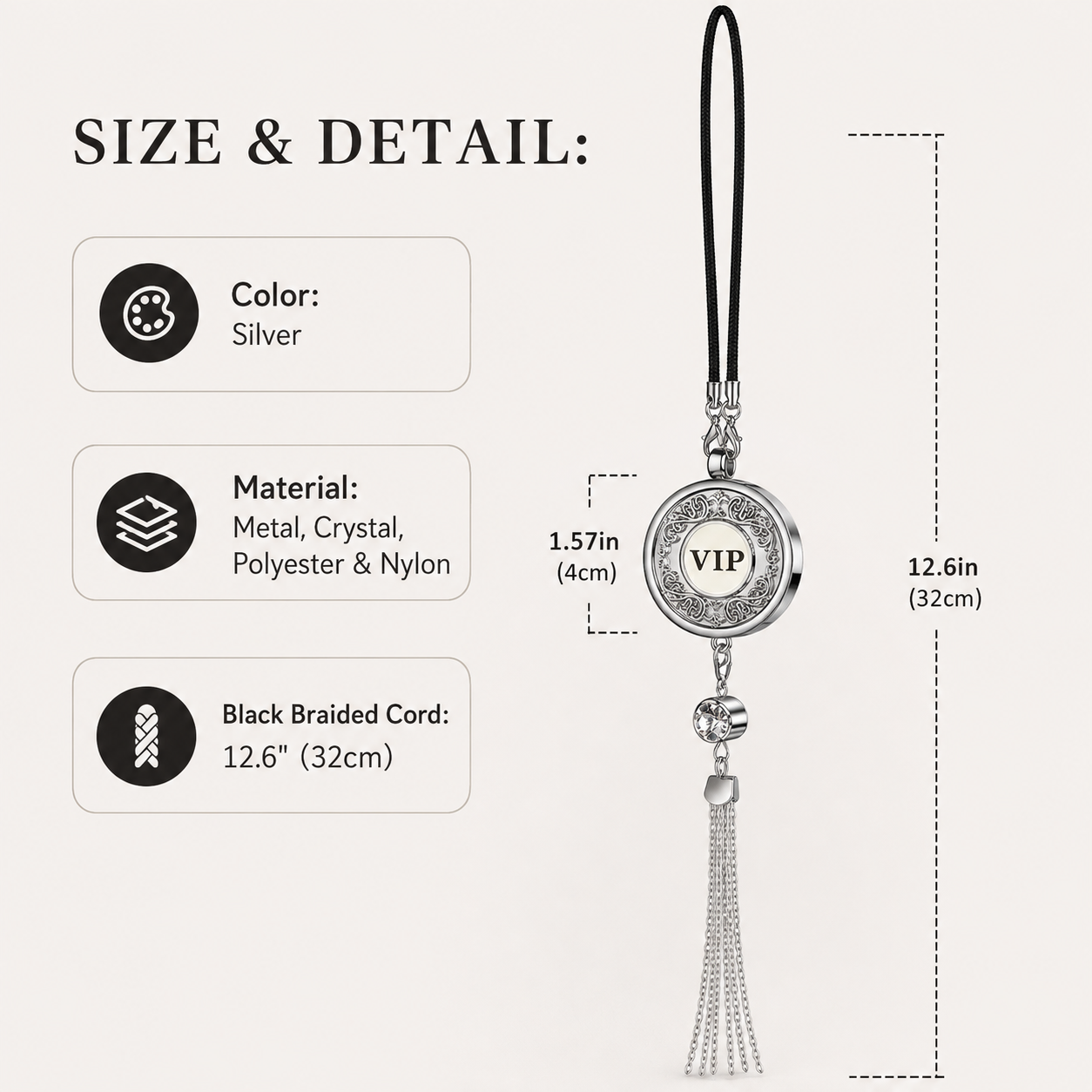 VIP Moon Car Diffuser Pendant