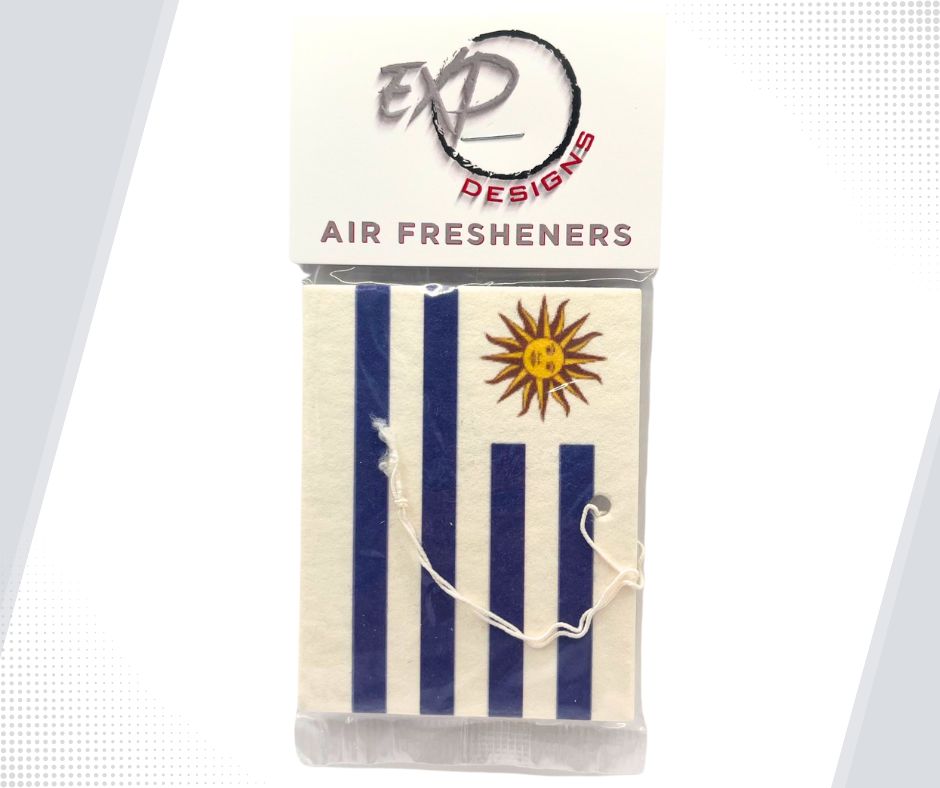 Uruguay Flag - Car Air Freshener